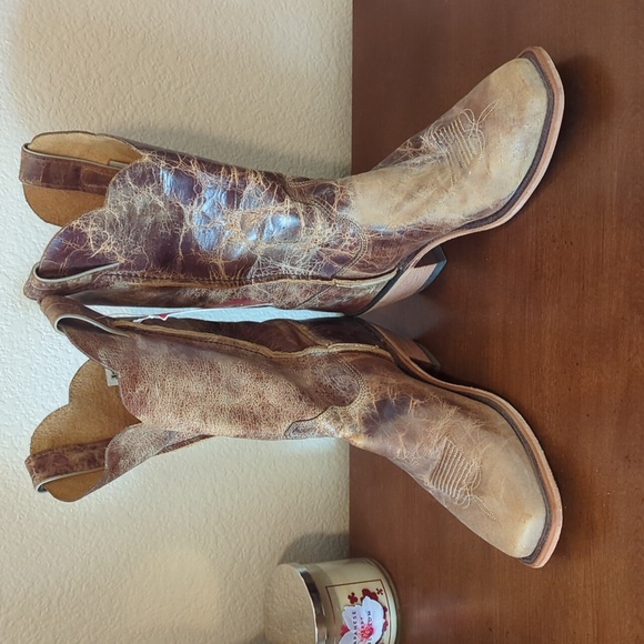 Justin Women Cowboy Boots Size 10 - Picture 10 of 13